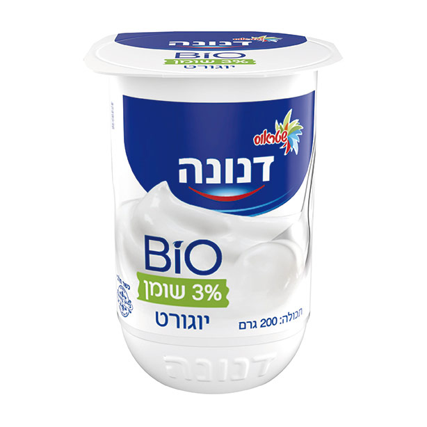 דנונה BIO יוגורט 3% שומן 200 גר׳