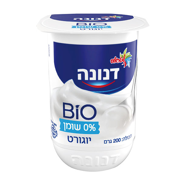 דנונה BIO יוגורט 0% שומן 200 גר׳