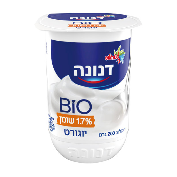דנונה BIO יוגורט 1.7% שומן 200 גר׳