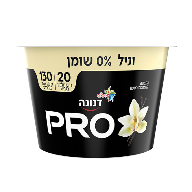 דנונה PRO יוגורט בטעם וניל 20 גר׳ חלבון 0% שומן