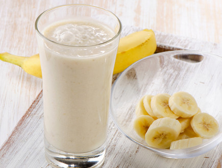 שייק בננה, יוגורט ודבש