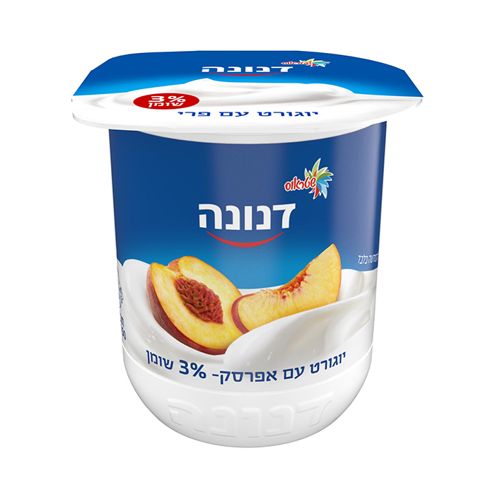 יוגורט עם אפרסק 3% שומן
