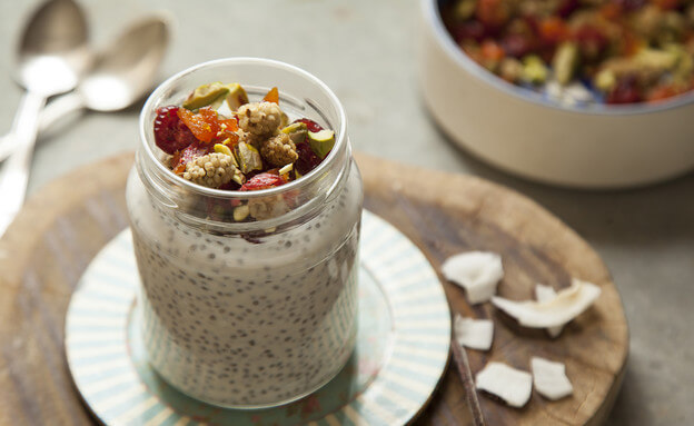 פודינג של יוגורט, קוקוס וצ'יה