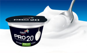 יוגורט pro של דנונה 20 גרם חלבון