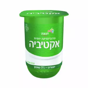דנונה אקטיביה יוגורט 3% שומן בגביע 200 גר׳