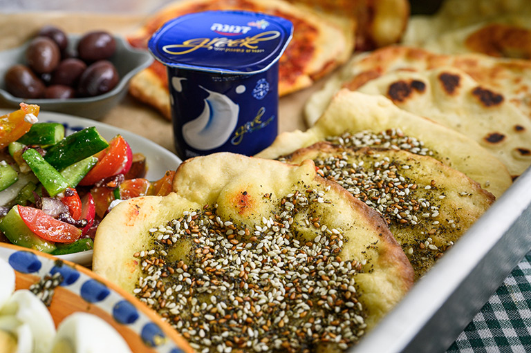 פיתות יוגורט ב-10 דקות