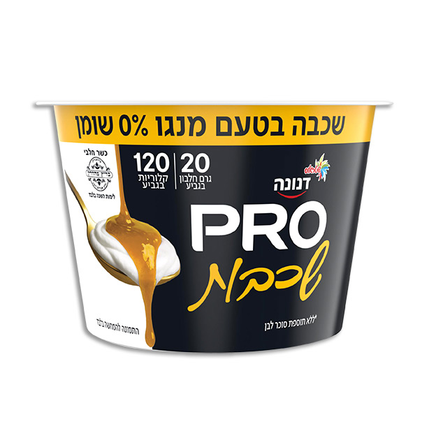 דנונה PRO יוגורט שכבות בטעם מנגו 20 גר׳ חלבון 0% שומן